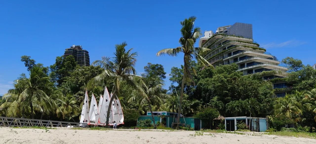 The Forest City coast and SeaQuest sailing beach